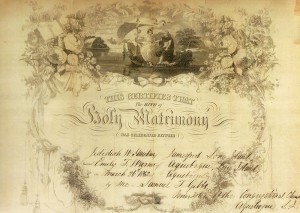 History 1 JH Marriage Certificate