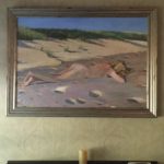 Max Moran Painting Returned 5 Painting of Kelli Newman by Max Moran was stolen and returned and is hanging at the bar of Jedediah Hawkins Inn